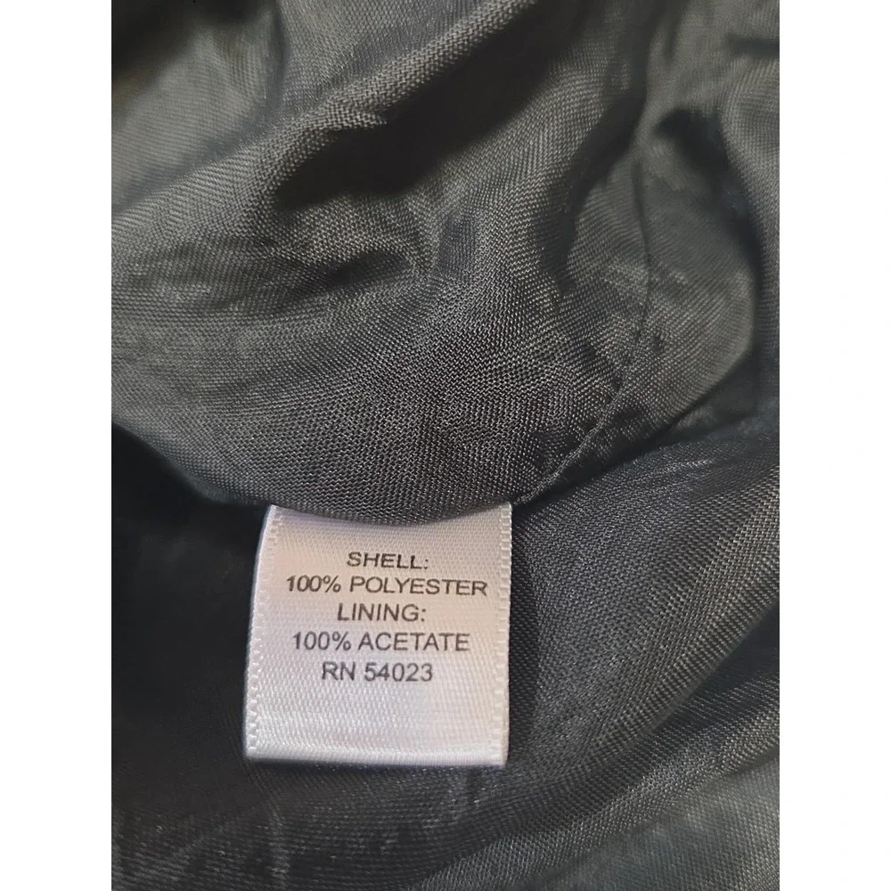 Banana Republic Red Black Abstract Print Sheath Dress Size 0 Sleeveless Lined... - Picture 10 of 11